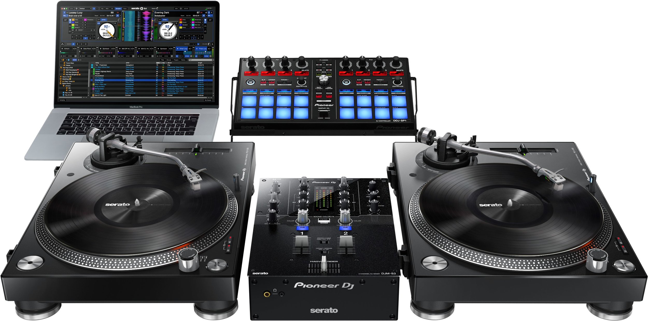 Pioneer DJM-S3 數位混音器Serato 專用Mixer(贈送Pioneer DJ 線上課程 
