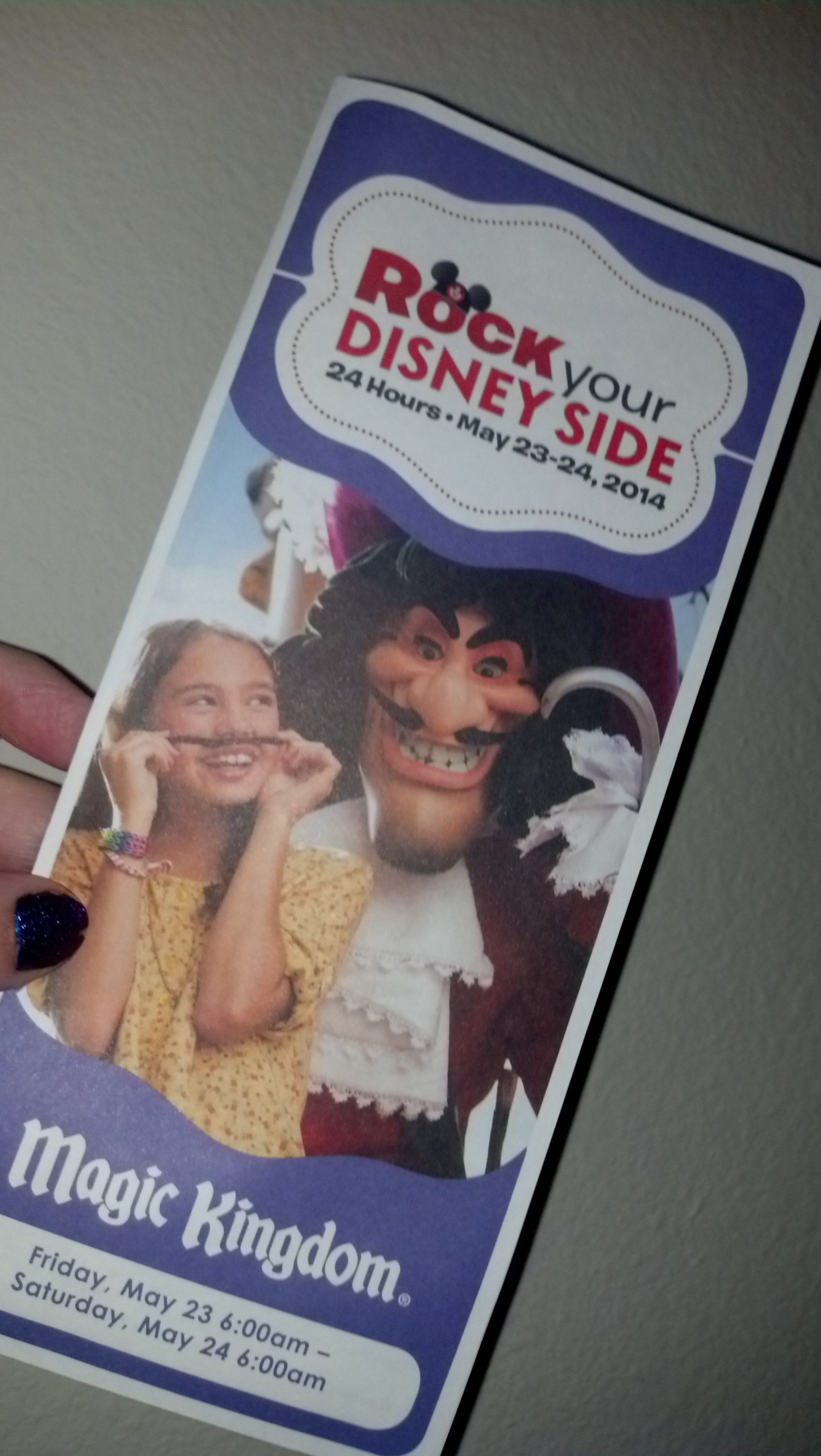 Special event brochure with event times and special event merchandise information
