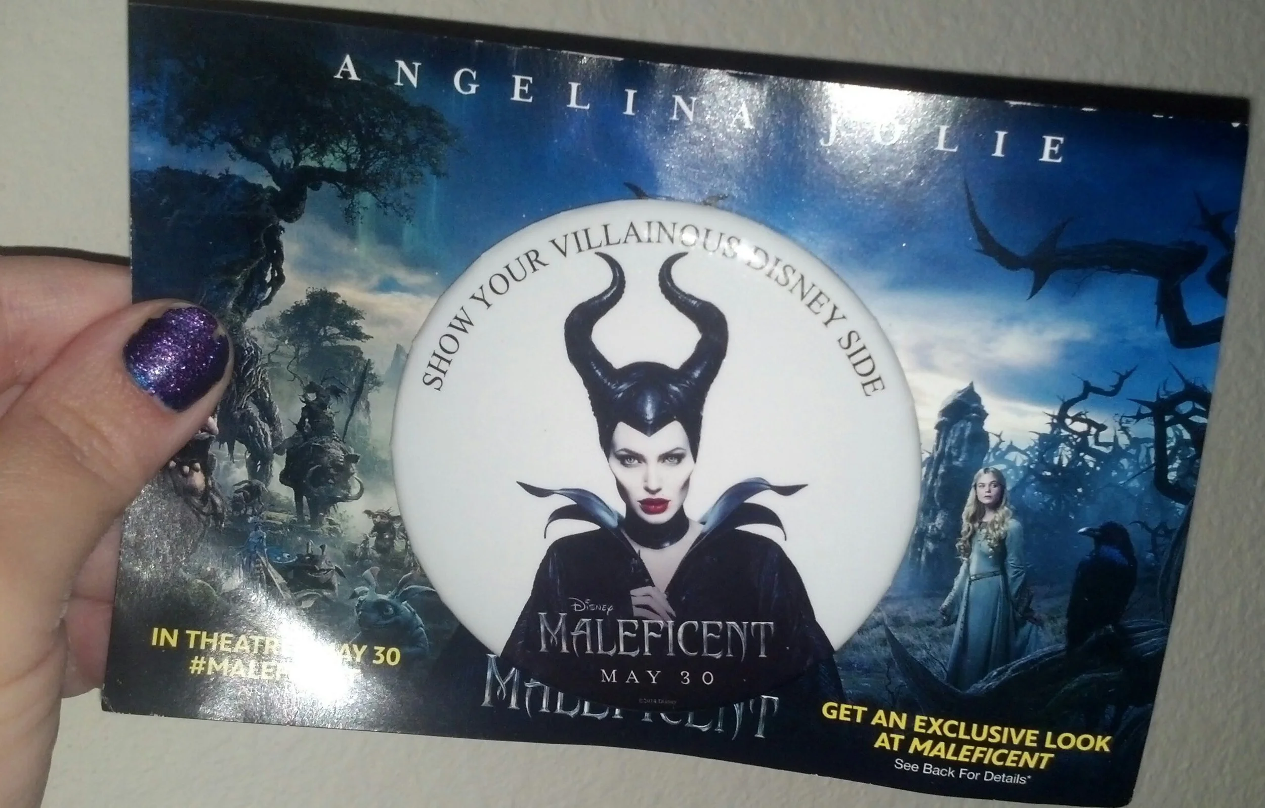 Special Buttons handed out at the park entrance to all guests