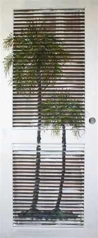 Palm Tree on Door