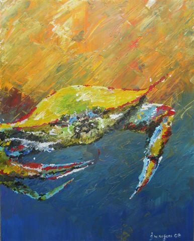 Crab 03 - Crab on Gold