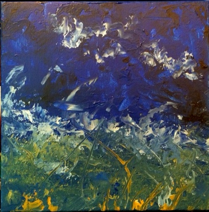 'Watershed Pentalogy - The River' (12 x 12) ($100)