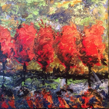 Summer into Fall 12 x 12 $100