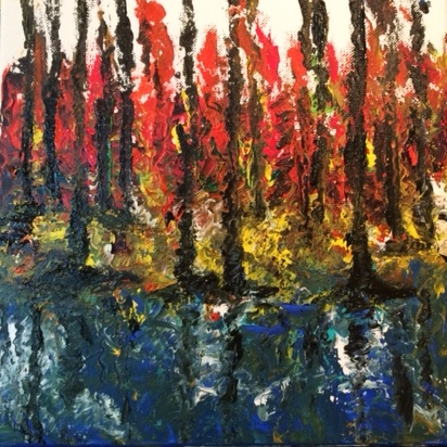 Summer into Fall 02 12 x 12 $100