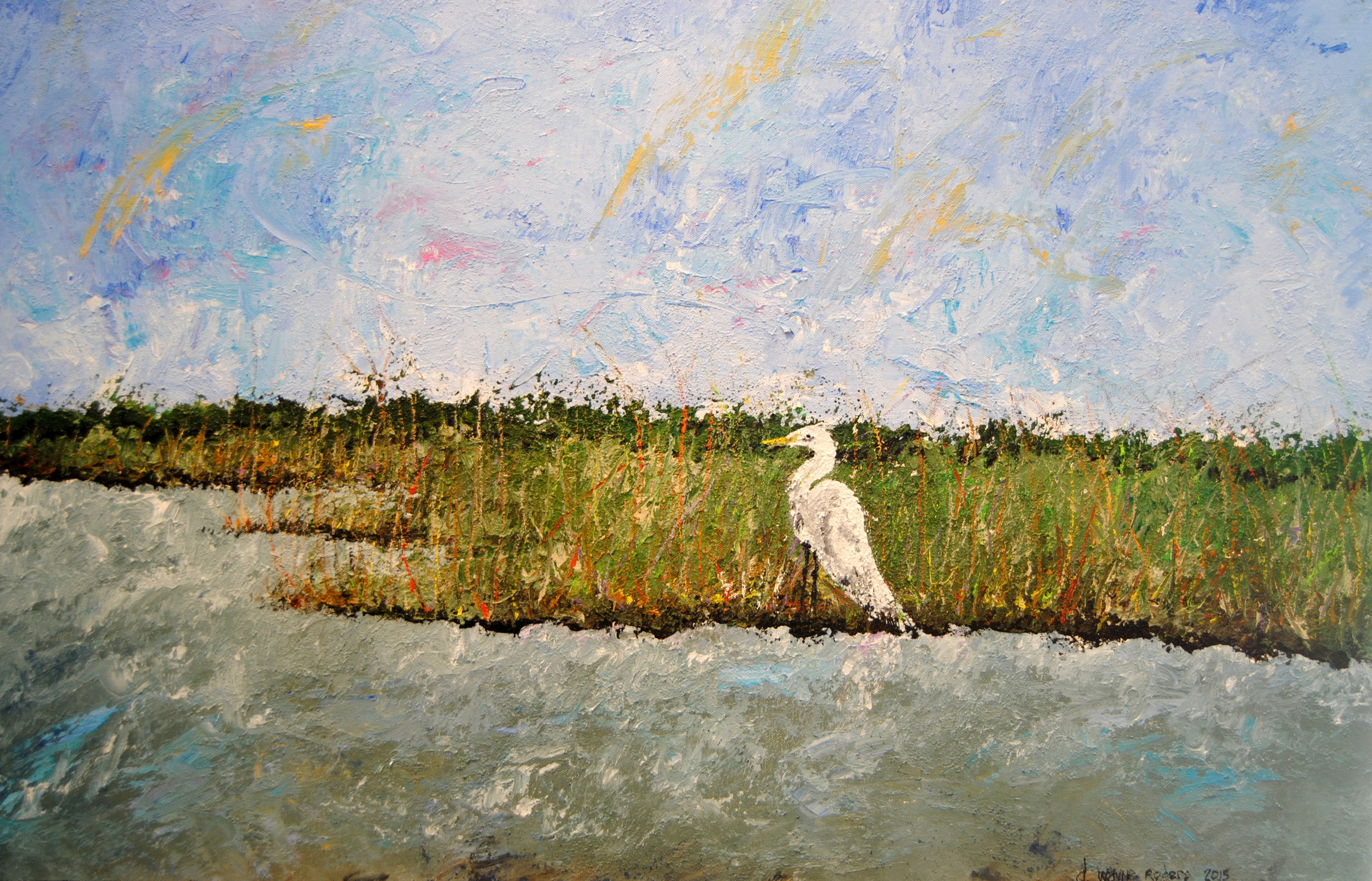 'North Inlet 07' acrylic on canvas 2015