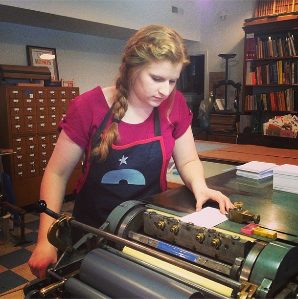 #2 SNAIL MAIL LOVE Spent 6 months interning at a letterpress shop!