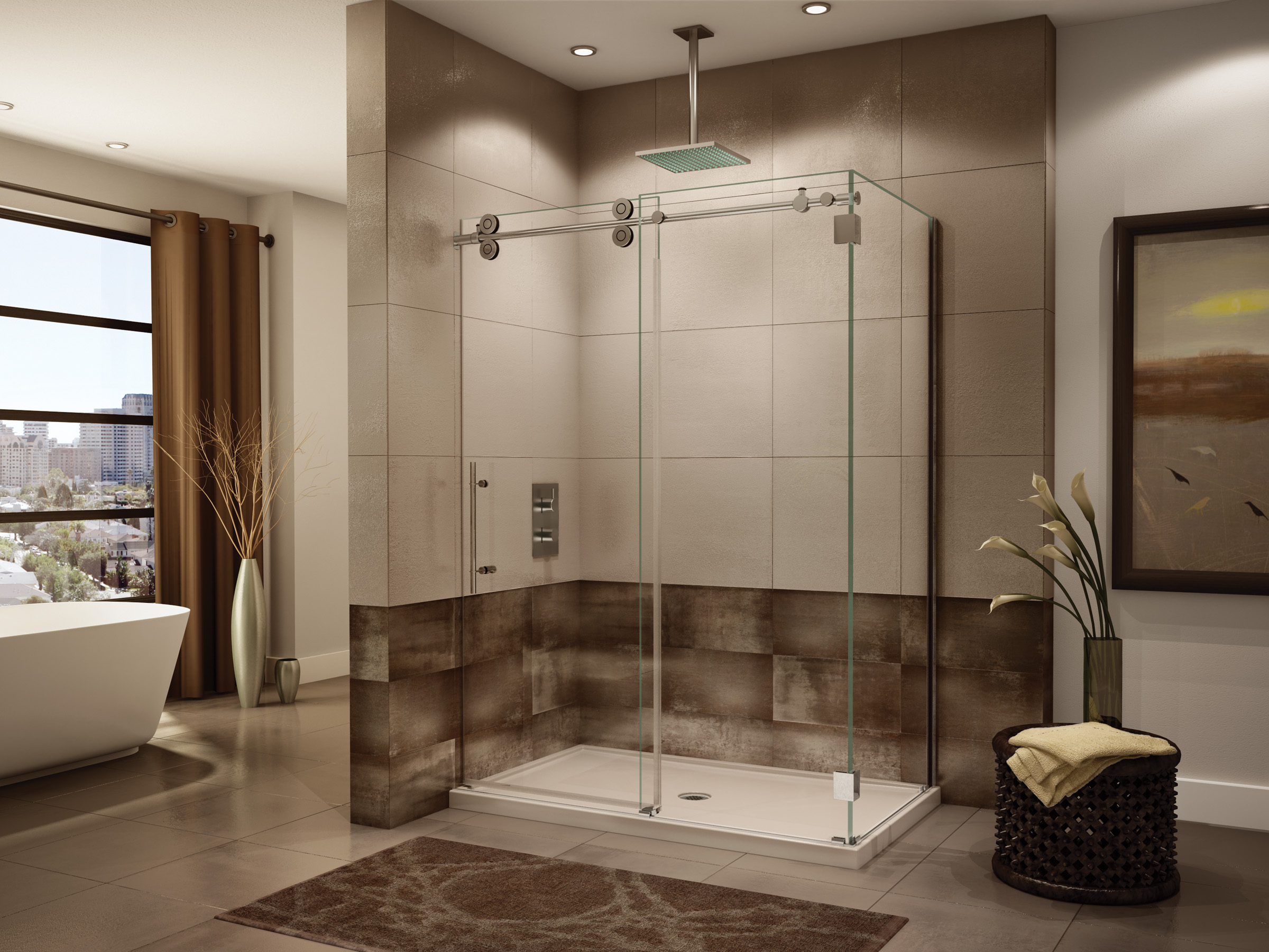 Fleurco "Kinetik" Glass Shower Doors
