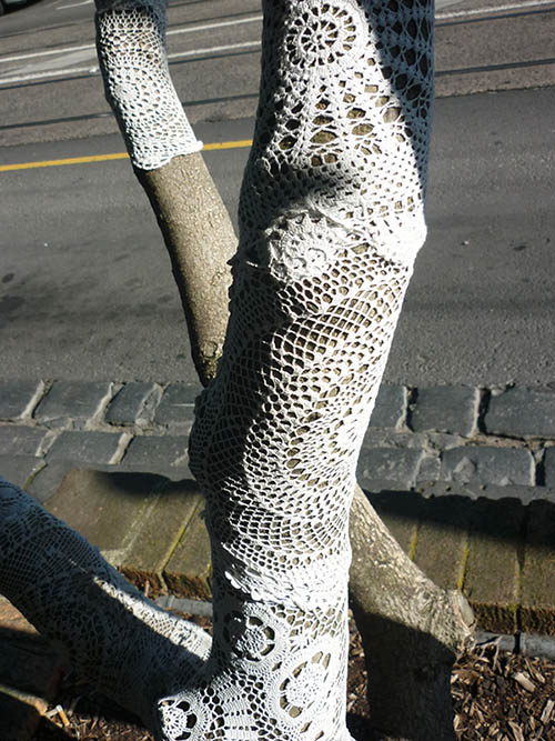 Knitted tree Laura Knight print designer