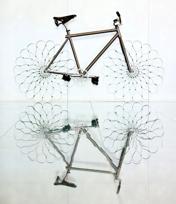 Laura Knight Studio Textile print designer Ron Arad 2 nuns bicycle