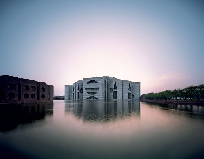 National Assembly Building in Dhaka, Bangladesh, Louis Kahn. Image by Raimond Meier , taken from Yatzer