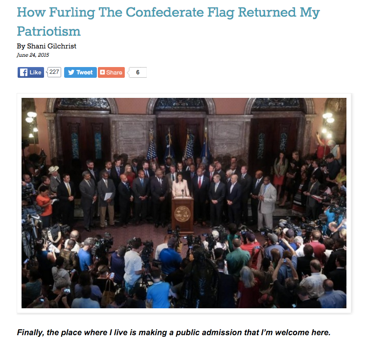 "How Furling the Confederate Flag Returned My Patriotism" - Role Reboot