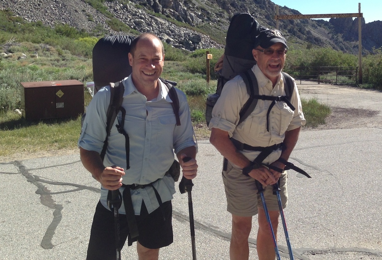PCT section hikers Alberta Eric and Bill at Onion Valley