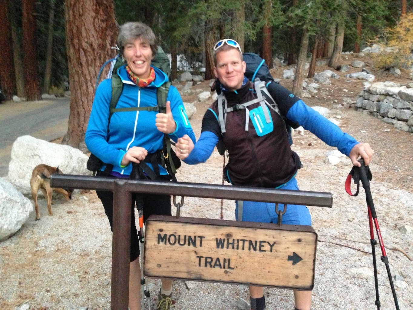 Gerdi and Stefan headed over Mt. Whitney to do the John Muir Trail nobo starting in mid October.
