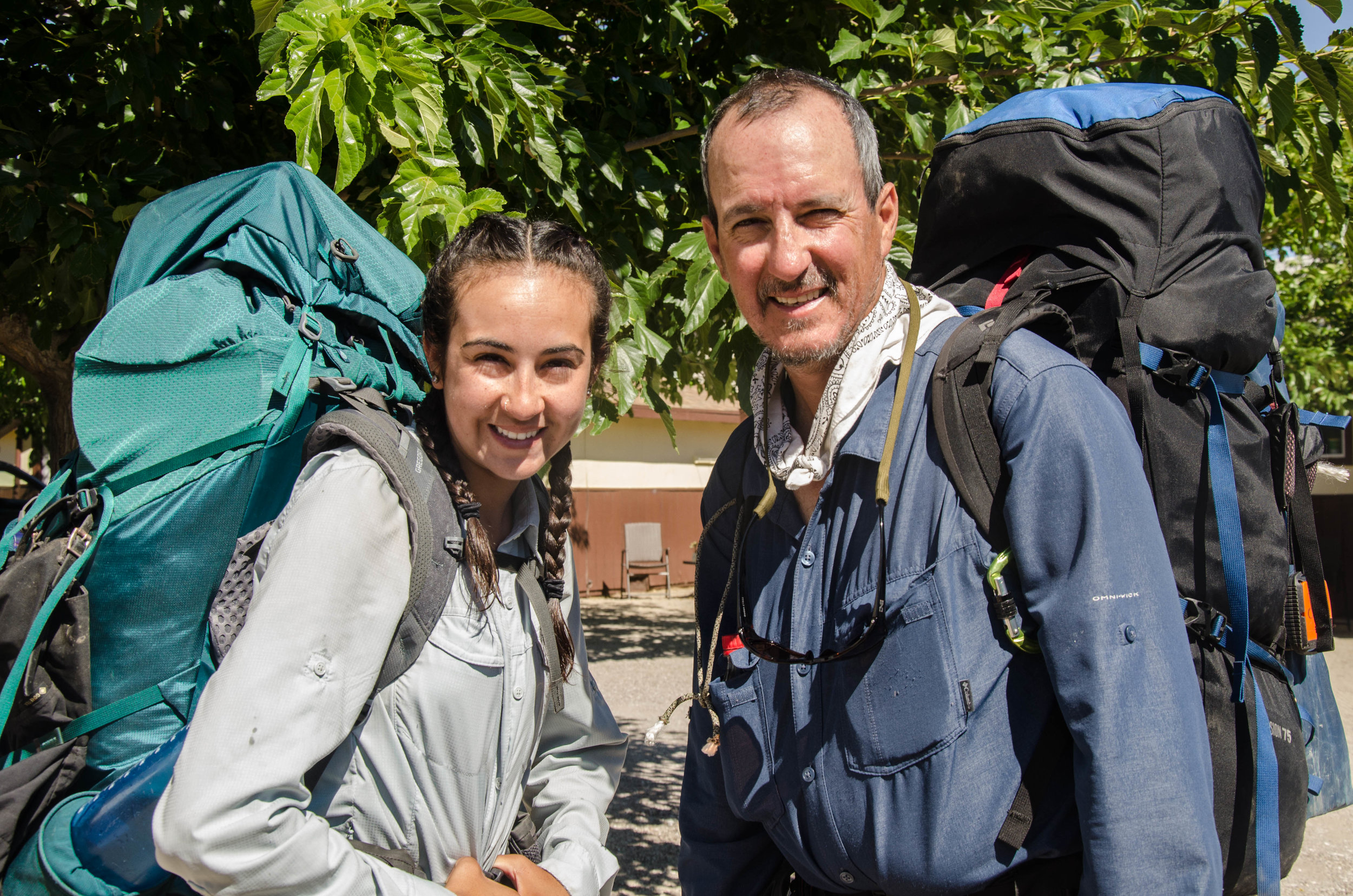 SOBO JMT father/daughter hiking duo Emily and Jim