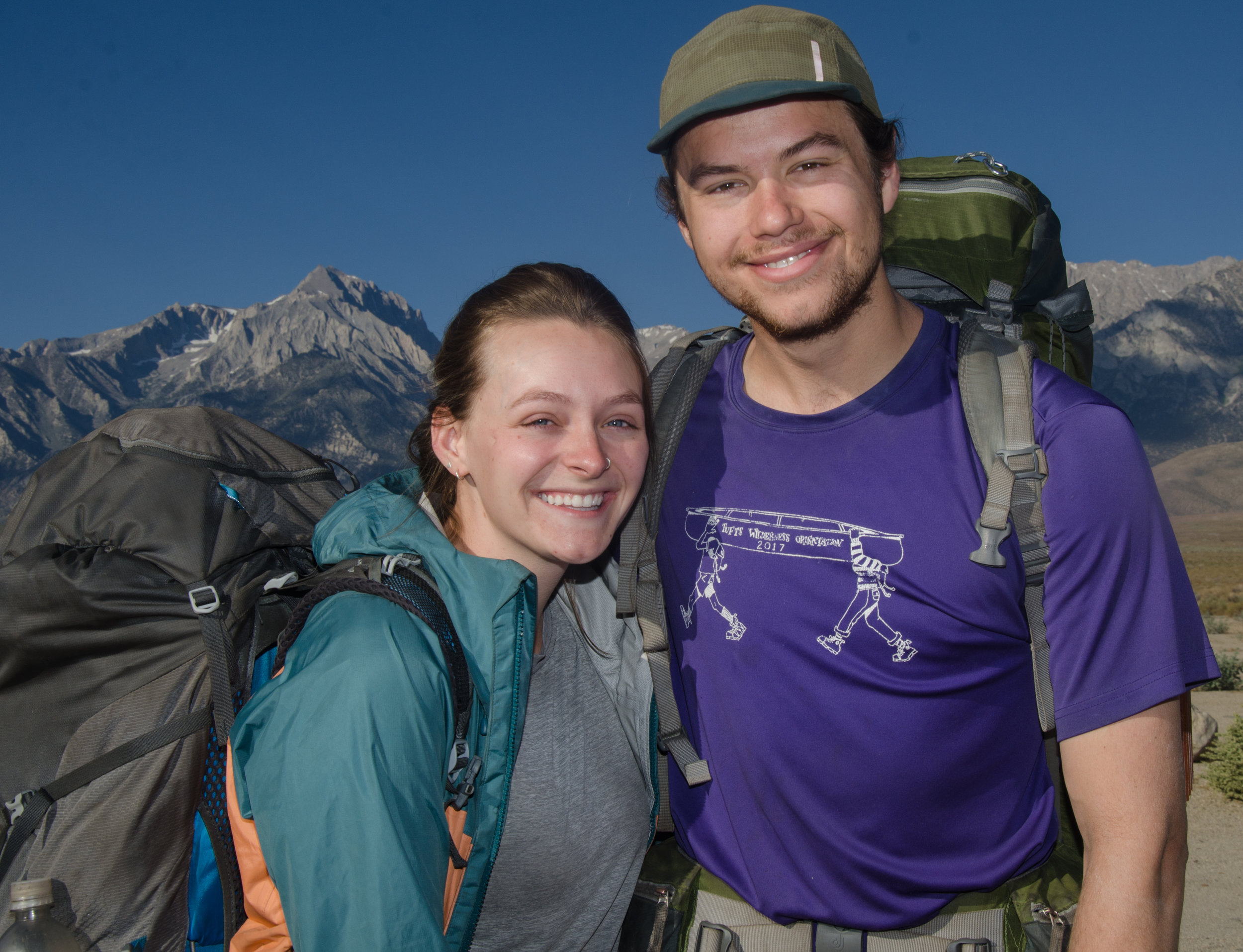 SOBO JMT Hikers Andrew and Grace