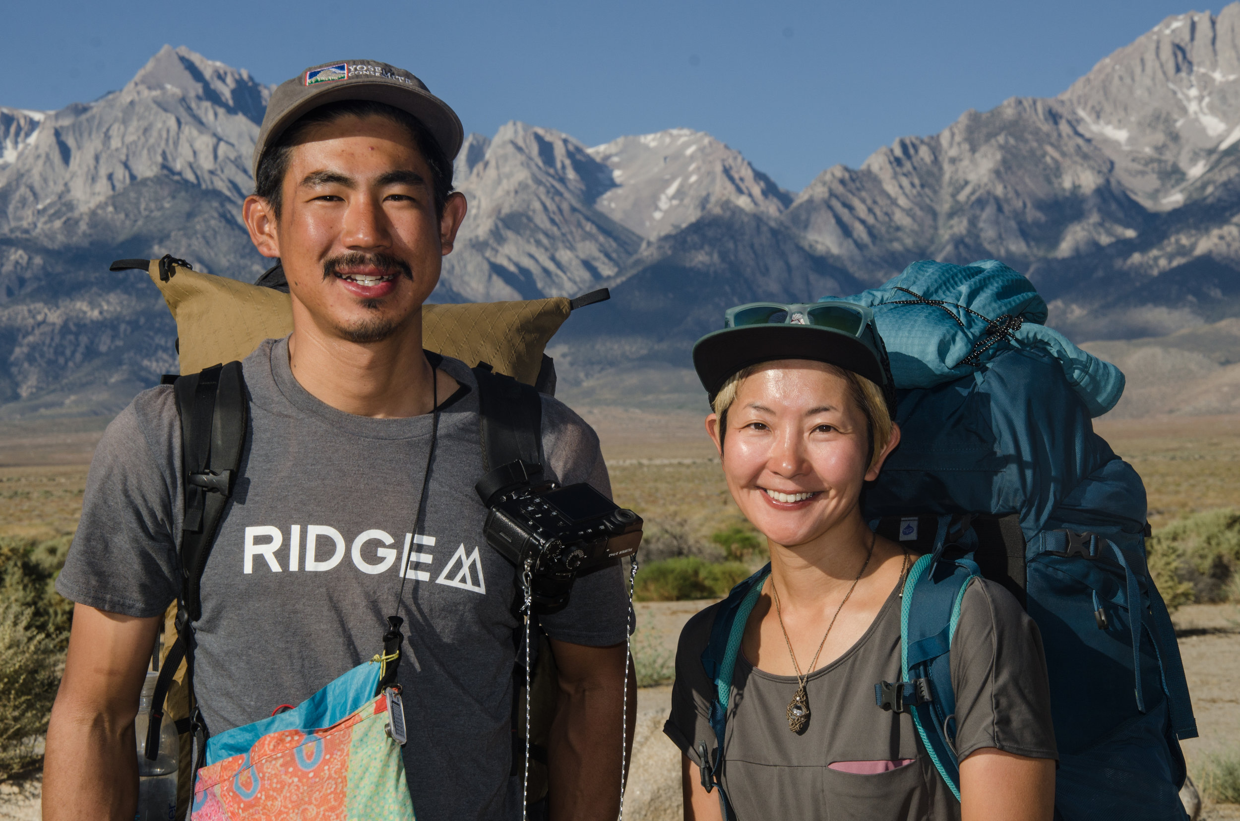 JMT hikers from Japan Riku and Arisa