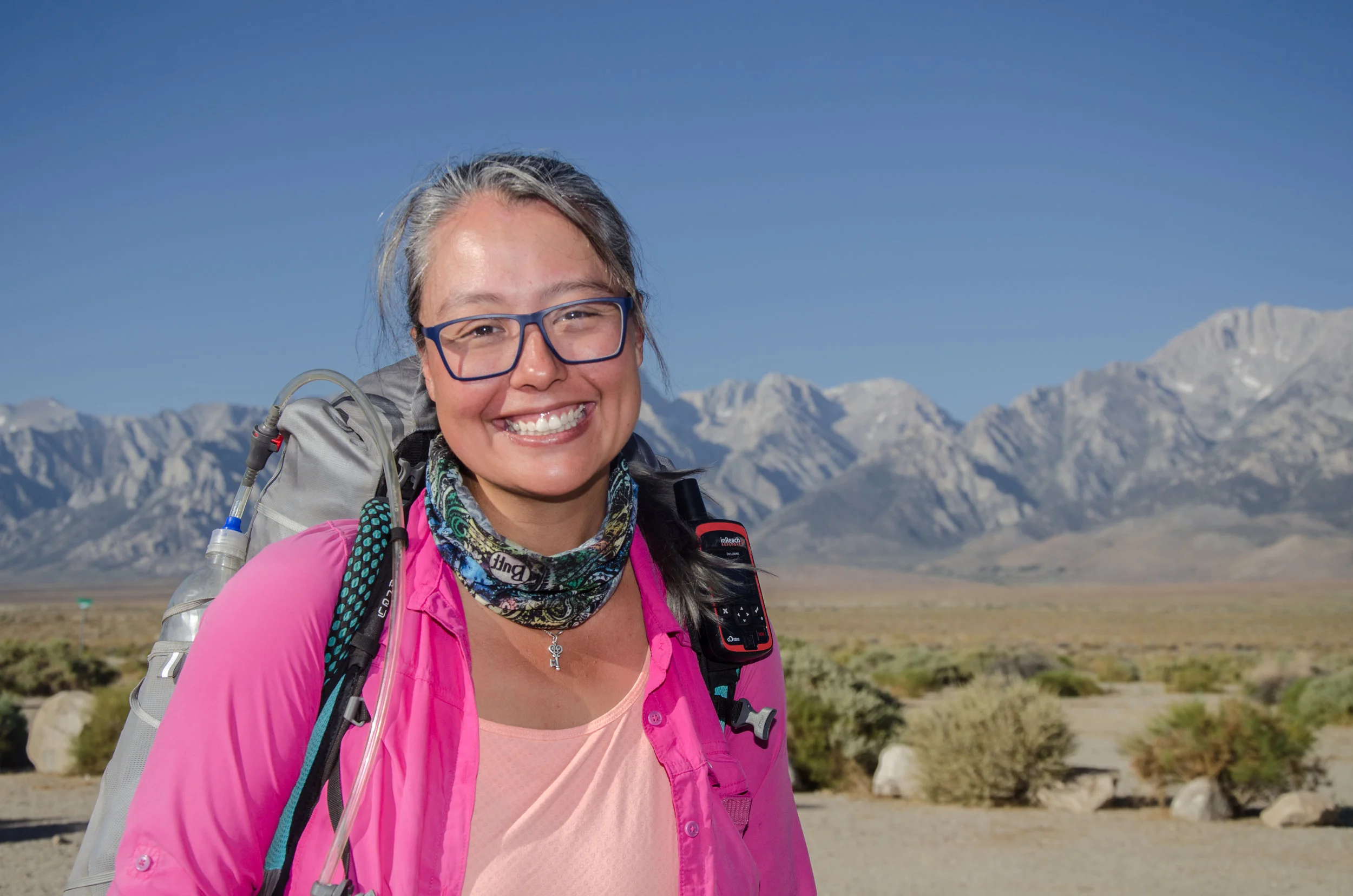 JMT hiker Larissa