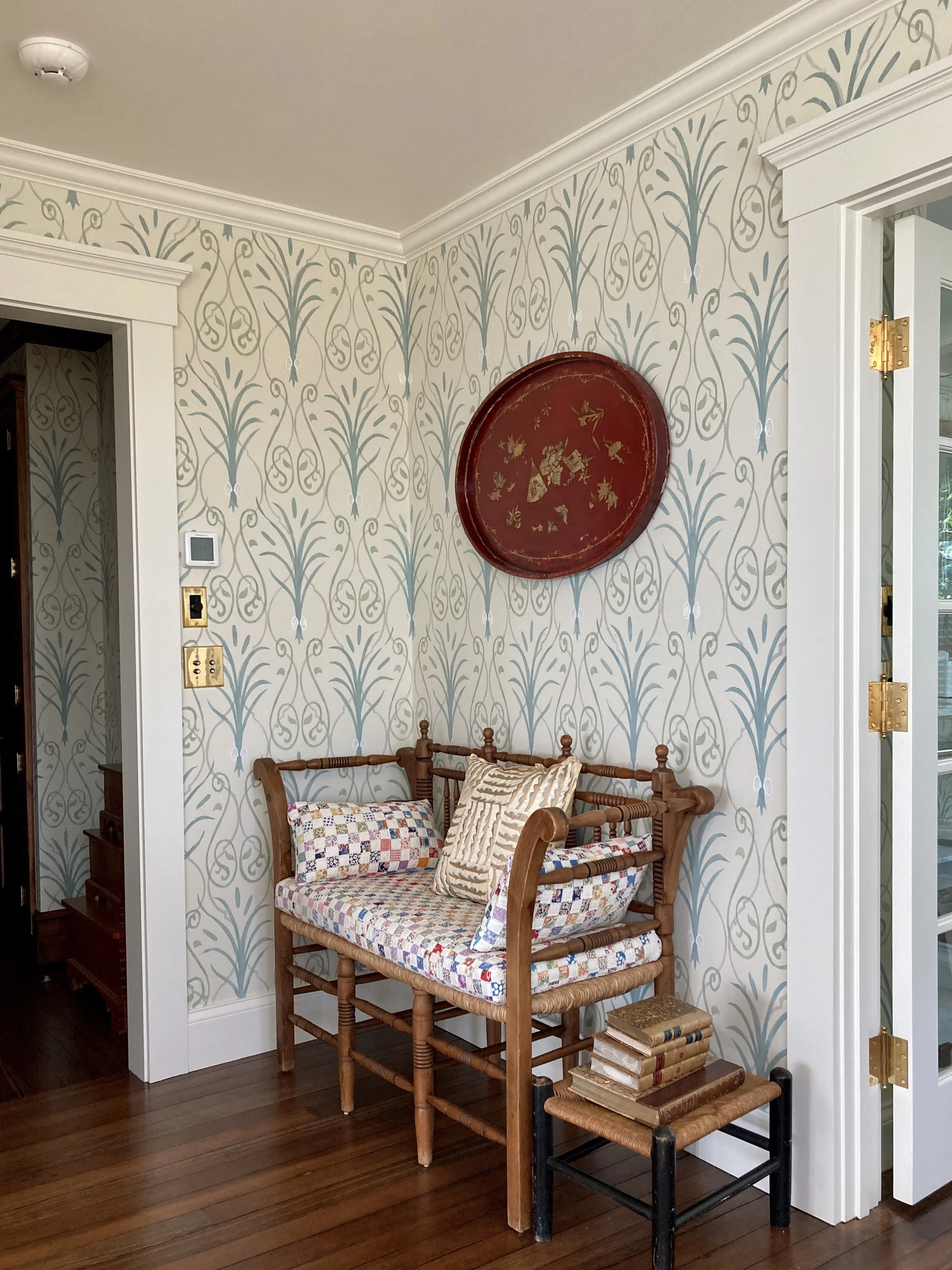 Bespoke Stencil inspired by the 19th Century American Aesthetic movement, Woods Hole, MA
