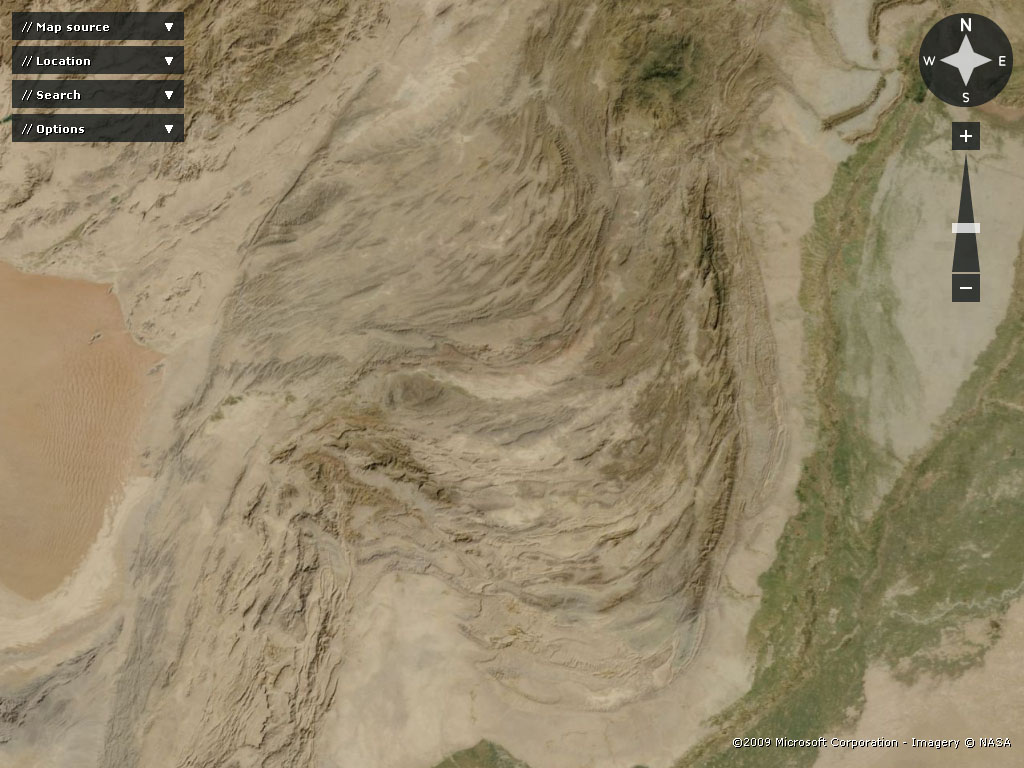 Baluchistan, Pakistan ((fold-and-thrust belt, structure, mountains))