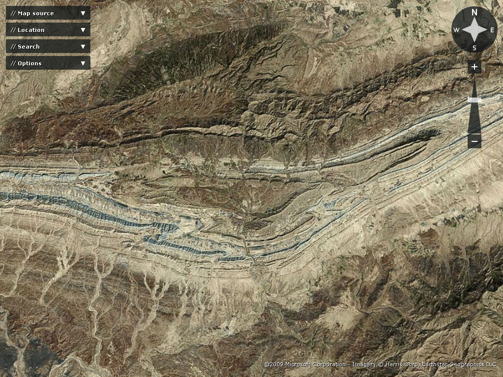 Baluchistan, Pakistan ((fold-and-thrust belt, structure, mountains))