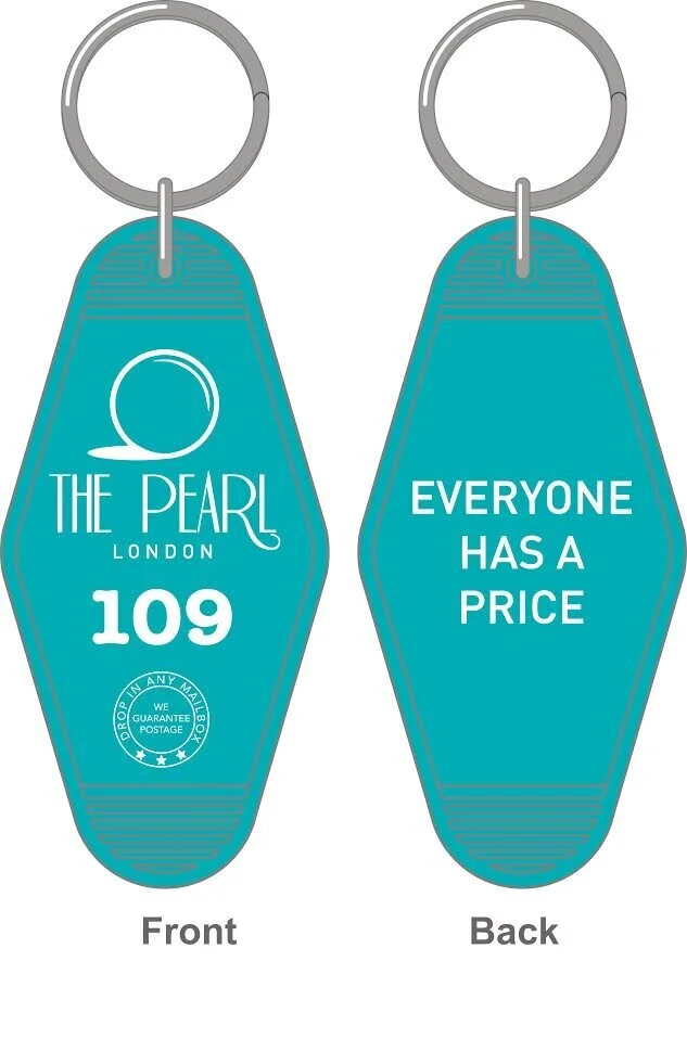 The Pearl Hotel Keychain — Tiffany Reisz