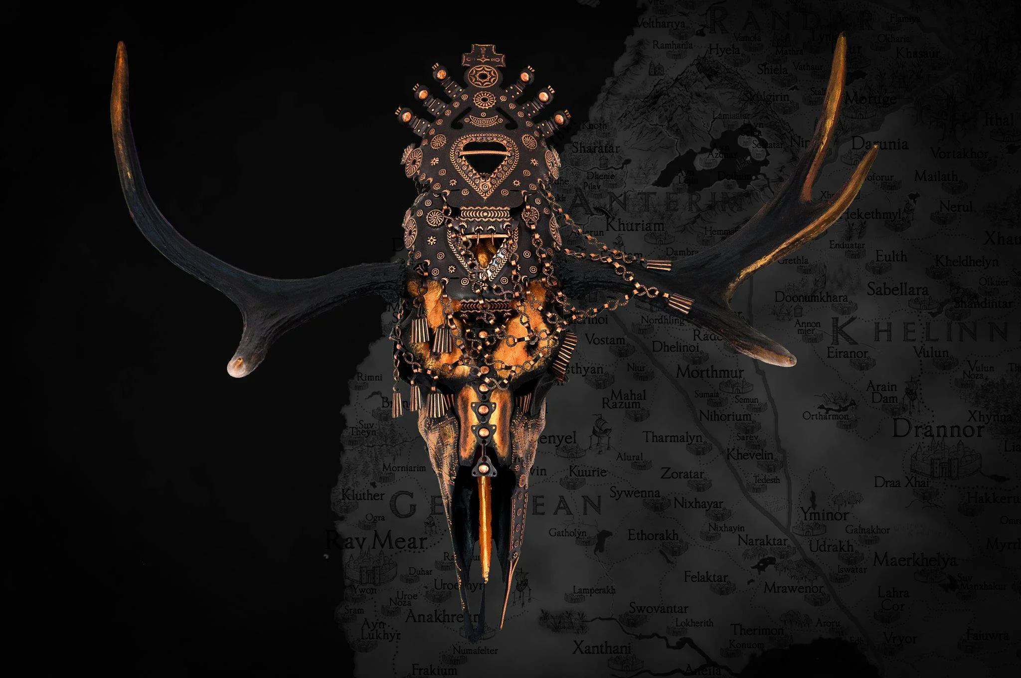 Petra Shara Stoor will exhibit her skull art at the event Midvinterglöd ( midwinterglow) in Jättendal, Sweden 12 december 2015