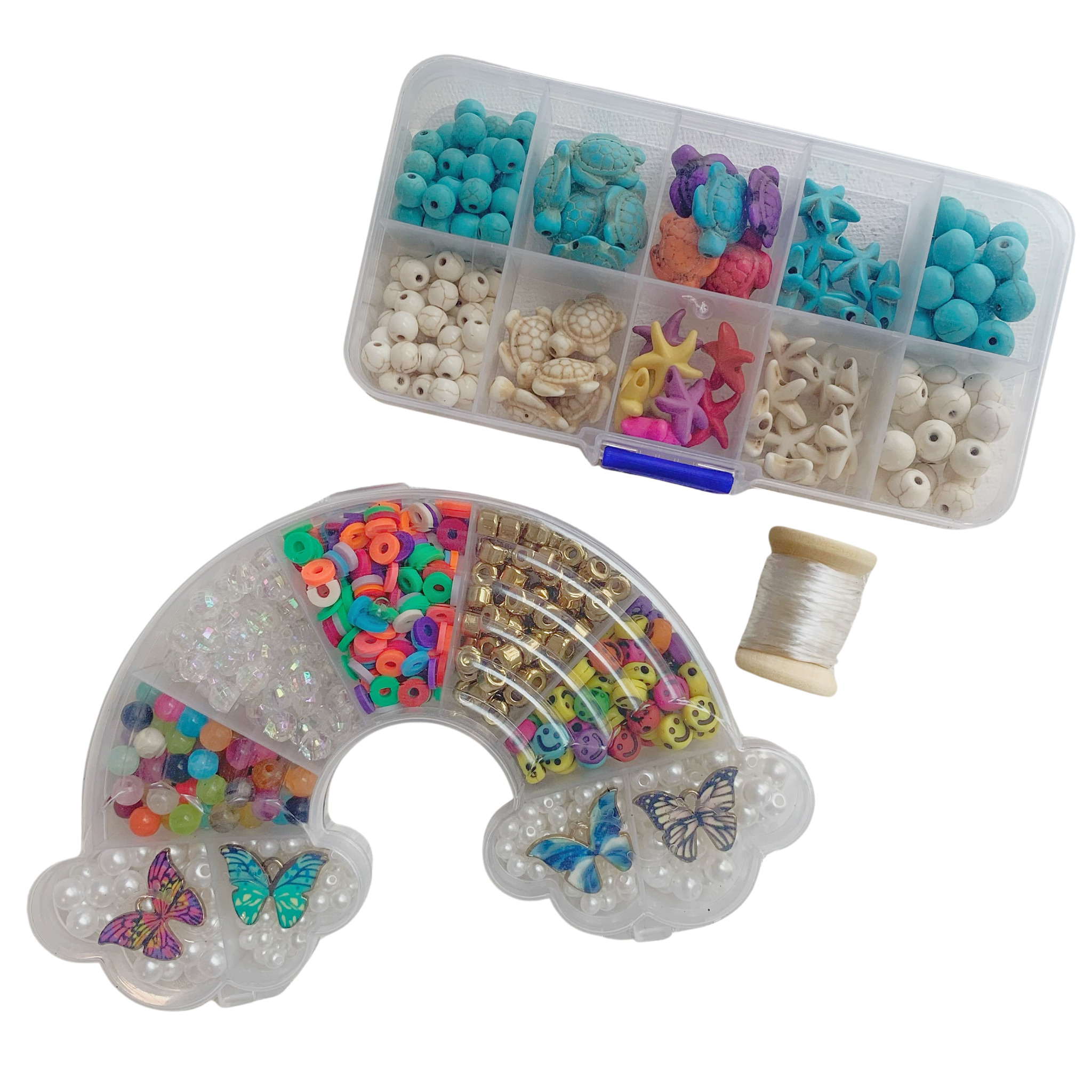 Double Rainbow - Smiley Salad Jewelry Making Kit