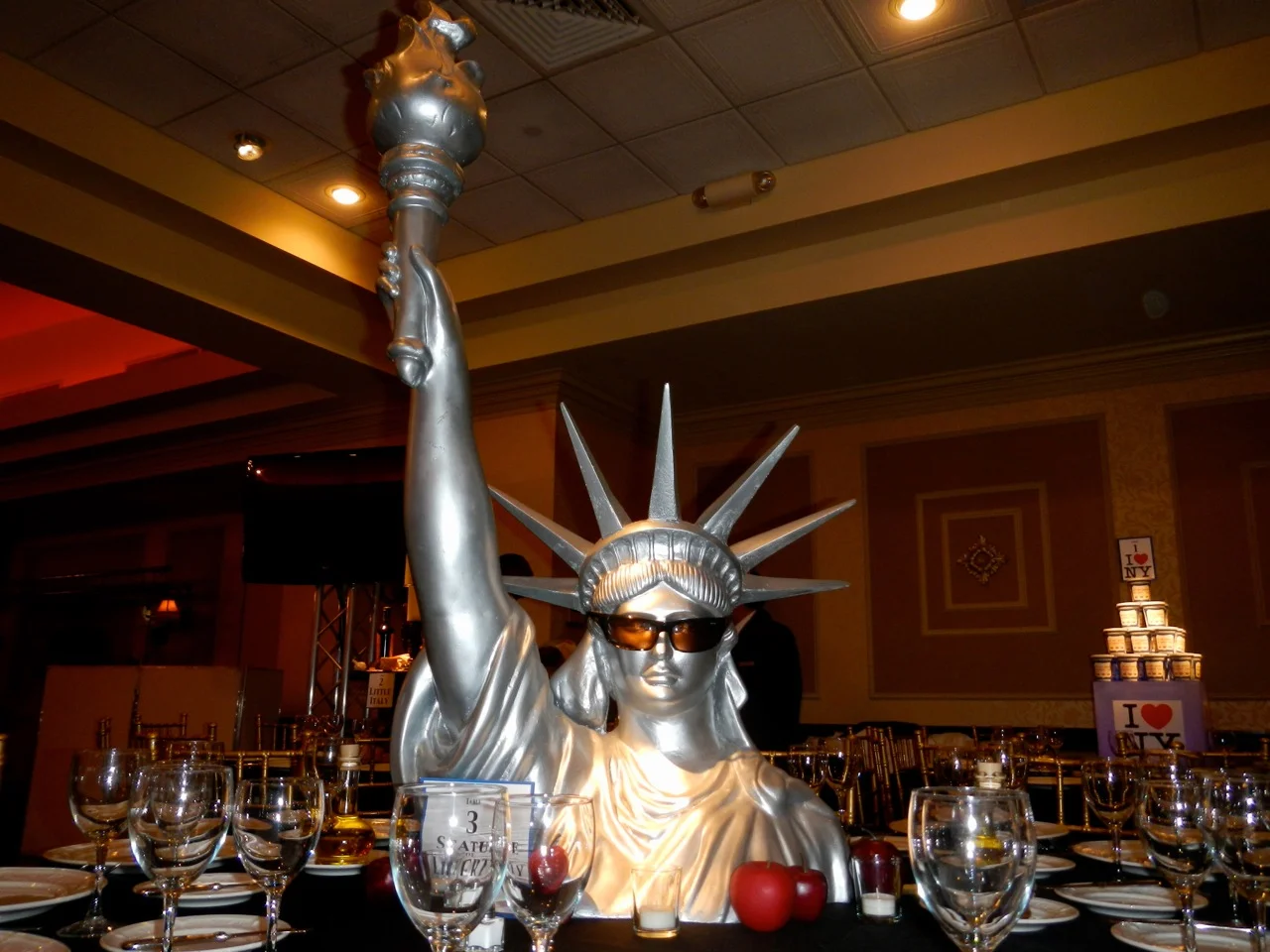 Our Statue of Liberty bust statue is always a hit.