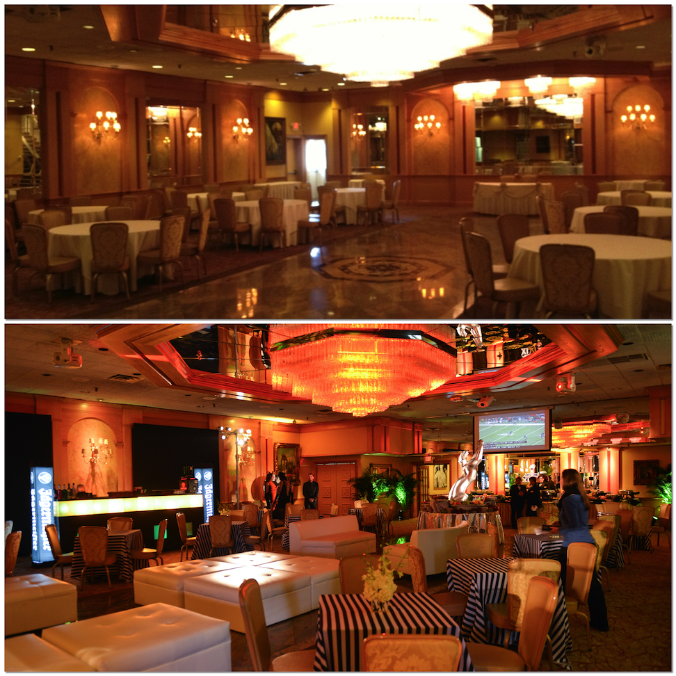 Eggsotic Events Super Bowl Pregame NJ NYC Primesport NY Theme Decor Great Gatsby Decor Before and After Collage 2 web size.jpeg