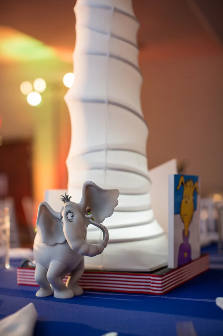 Horton is one of our favorite Dr. Seuss characters, so we included him in our Dr. Seuss themed centerpiece