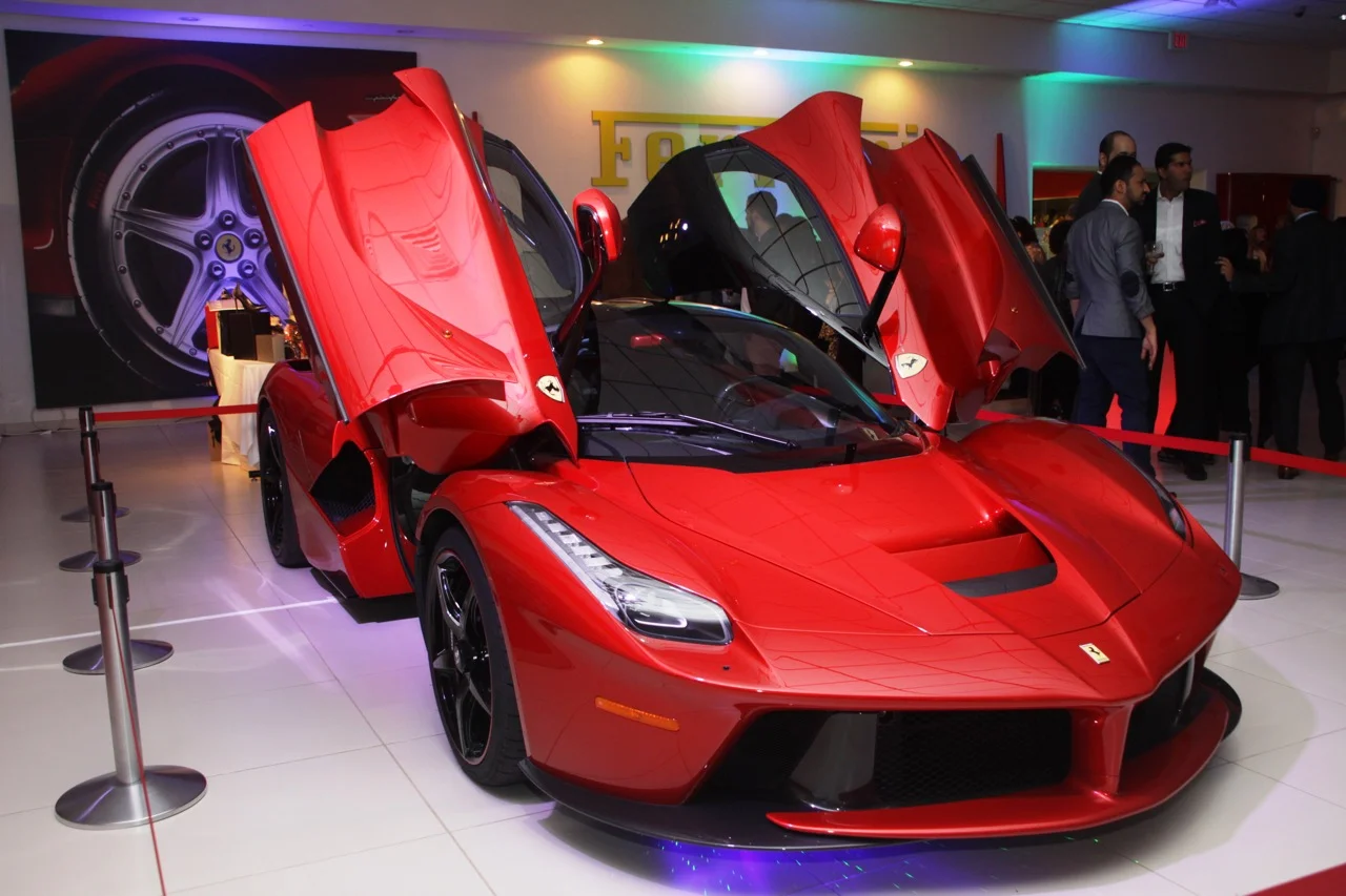 Ferrari La Ferrari • Lighting and Lasers by Eggsotic Events • Photo by Ryan Grant