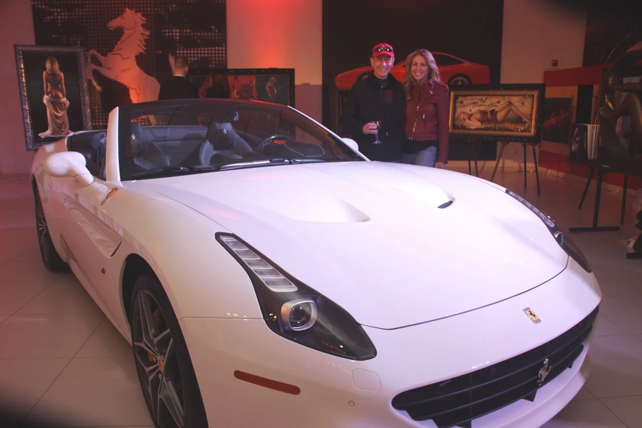 Ferrari California • Lighting by Eggsotic Events • Photo by Ryan Grant