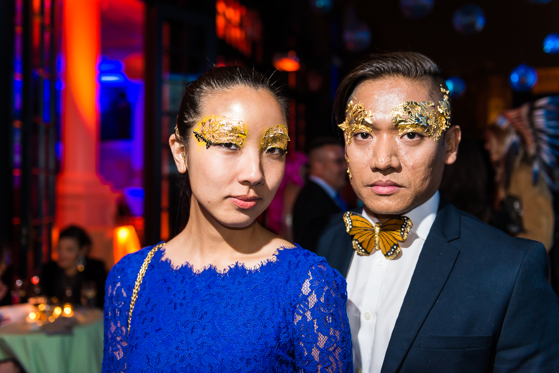 Donna Le and Nicanor Aquino came in butterfly couture.