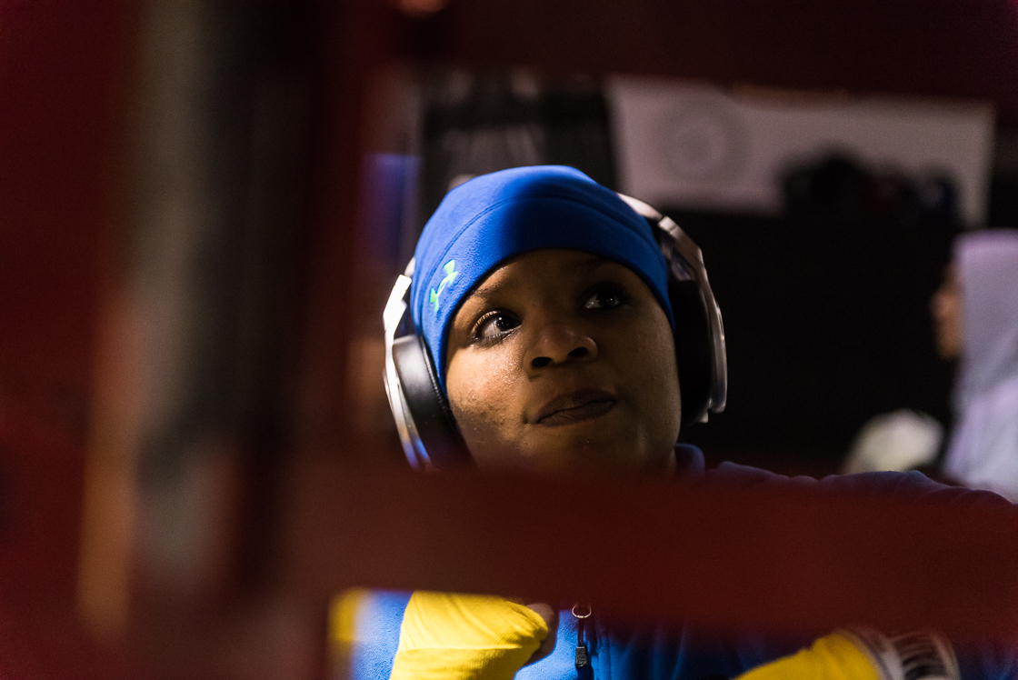 Since making the jump to professional boxing after losing her spot on the Olympic team to the conventionally pretty Marlan Esparza, Douglas has focused on getting fights and making a living at boxing. While men's winning pots start around $30,000, women only make $5,000 for an equivalent win. 