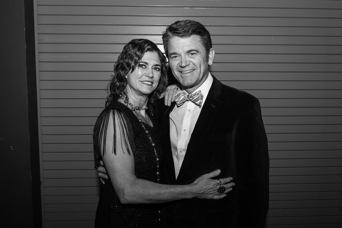 Hollywood actor John Michael Higgins with his sister Maureen Higgins. John Michael Higgins, who has starred in 'Pitch Perfect', 'A Mighty Wind', and 'Best in Show' hosted the after dinner entertainment. 