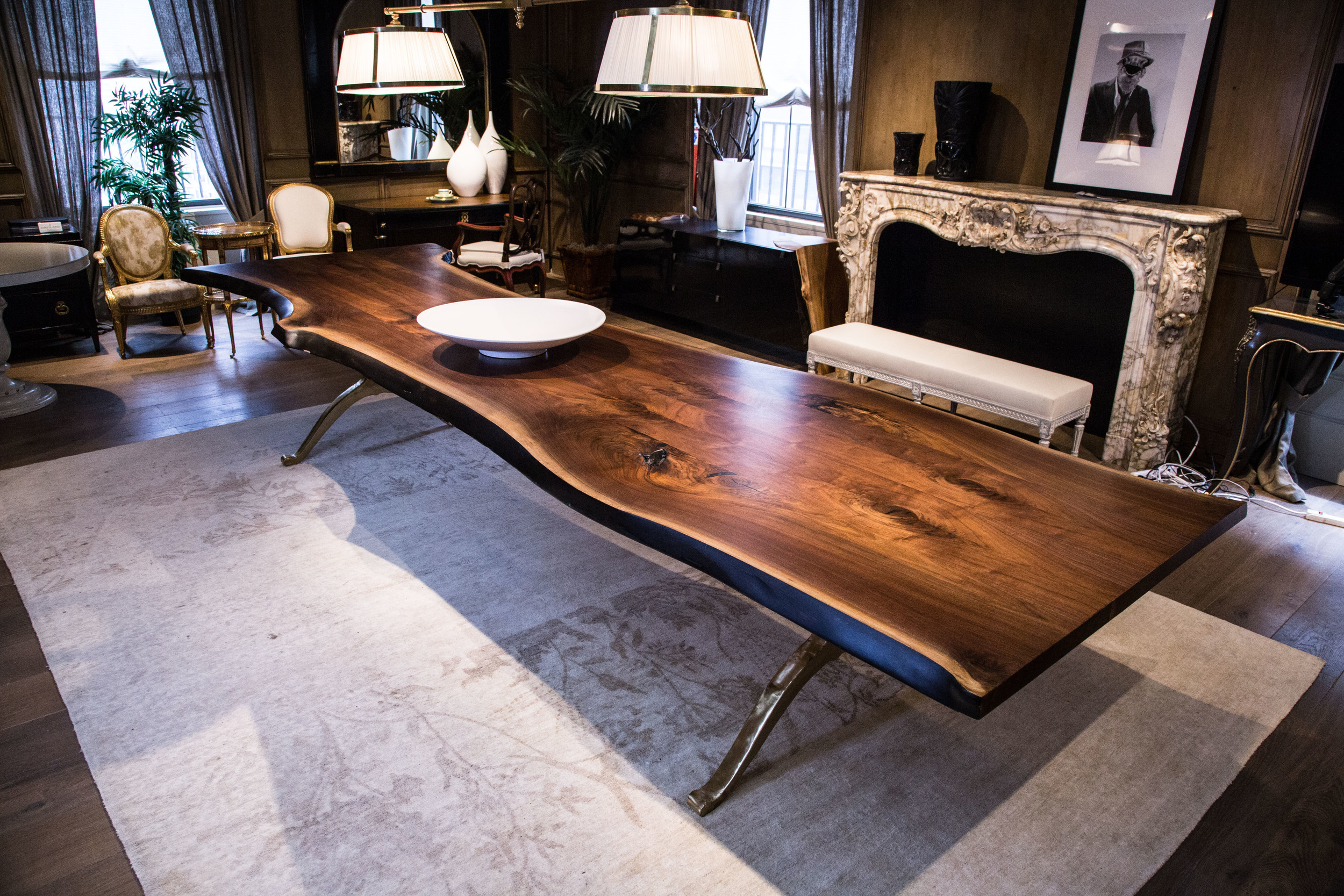 Live Edge Tables With Solid Wood Walnut Maple And Oak