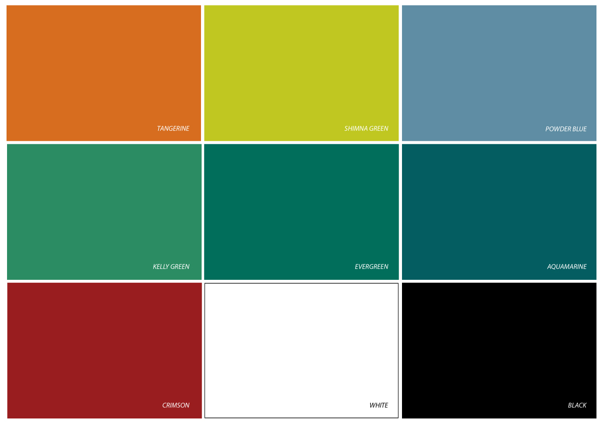 Color options for sliding doors