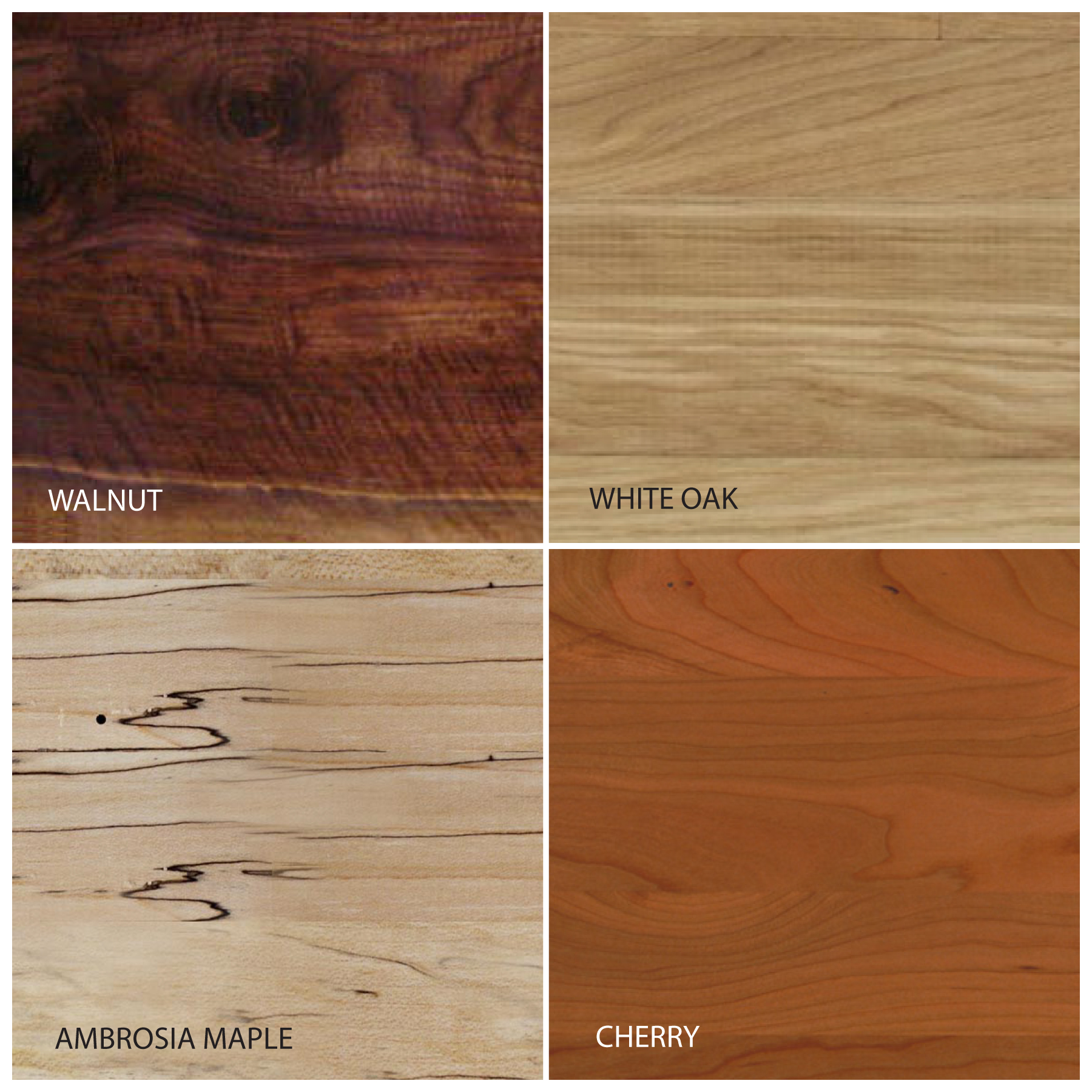 Standard Hardwood Options