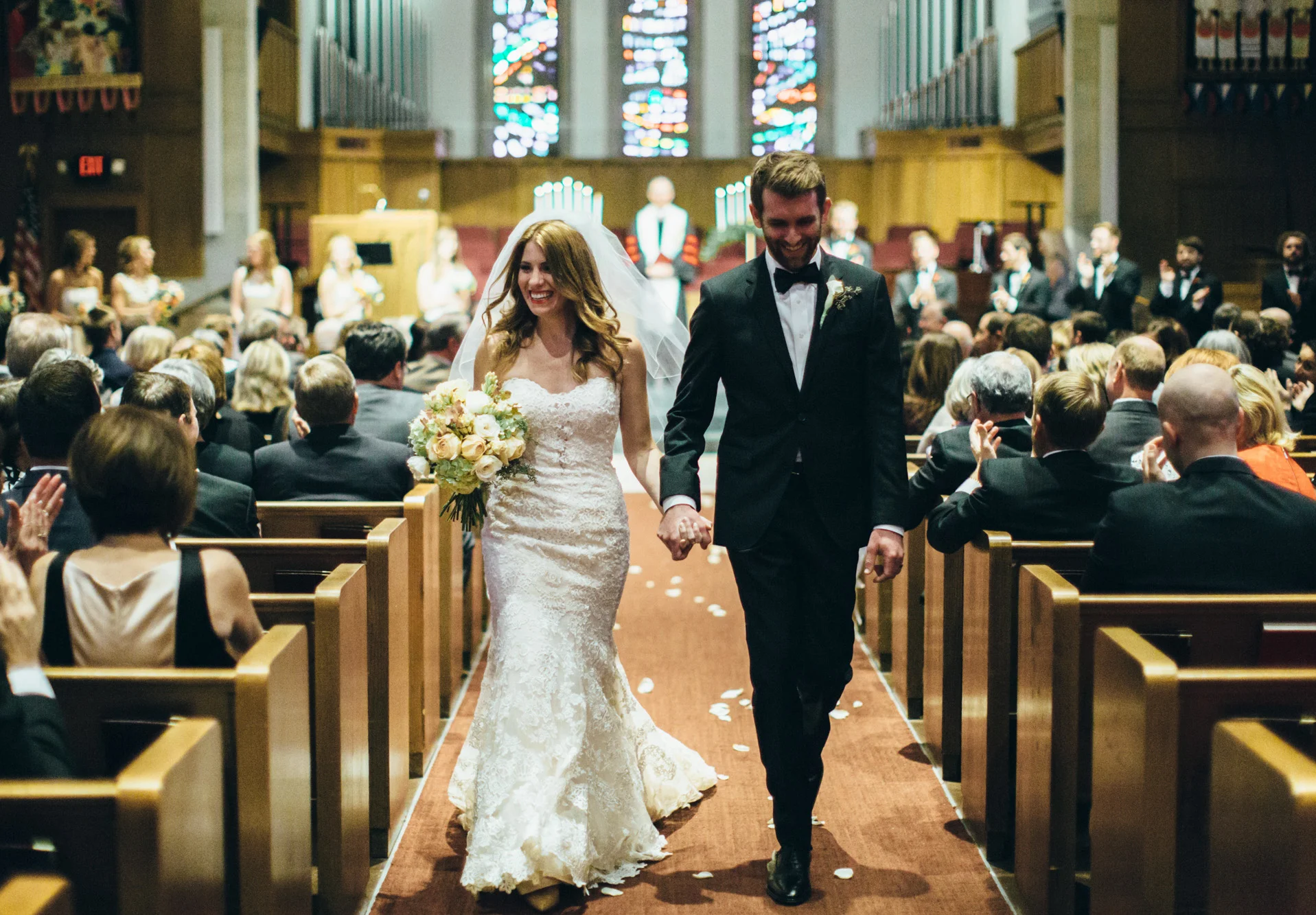 Bonhomme Presbyterian Church, St. Louis Missouri, Wedding Ceremony Rusty Wright Charlie Russell Danielle Dragan