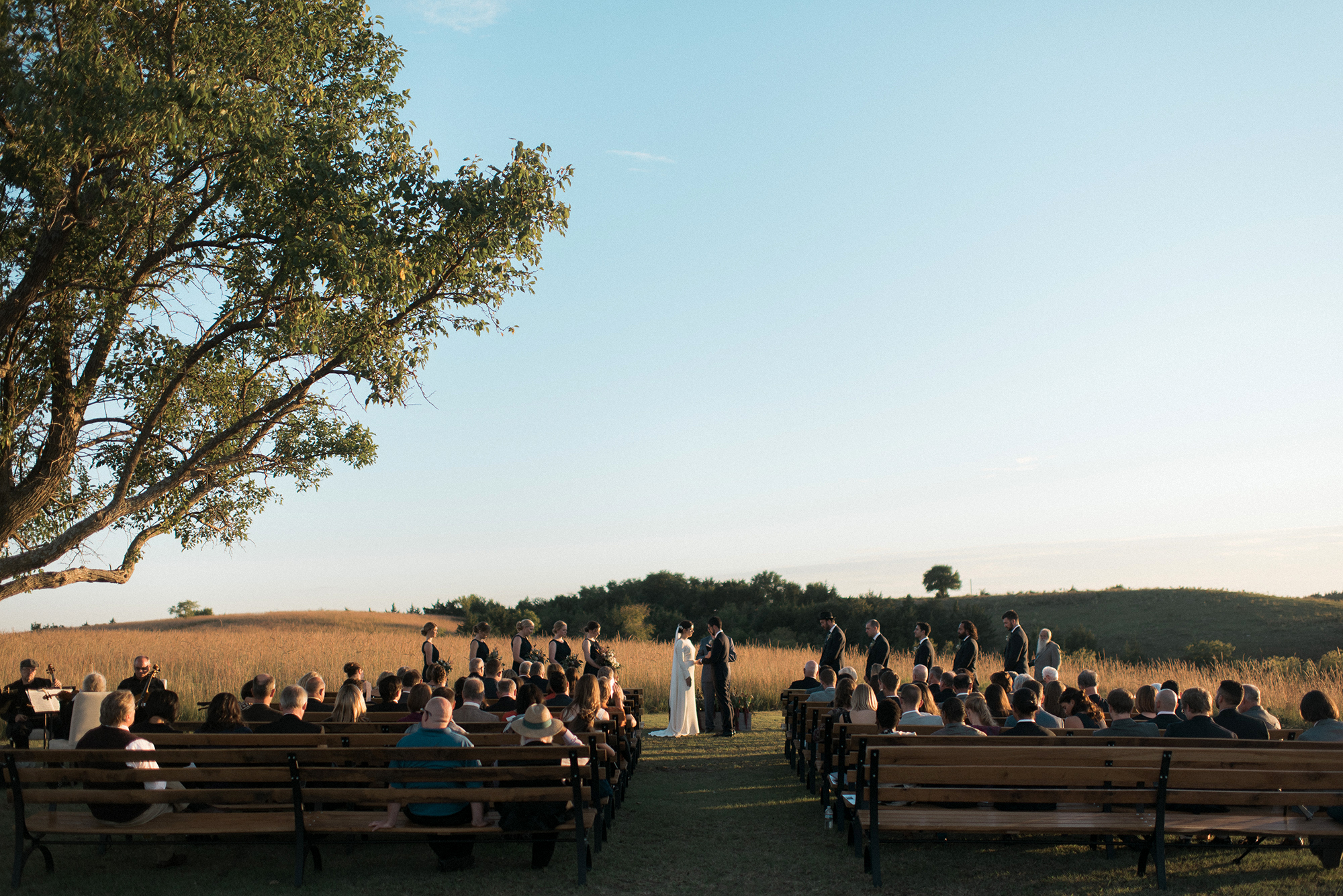 Flint Hills Wedding Ceremony Reception Photographer