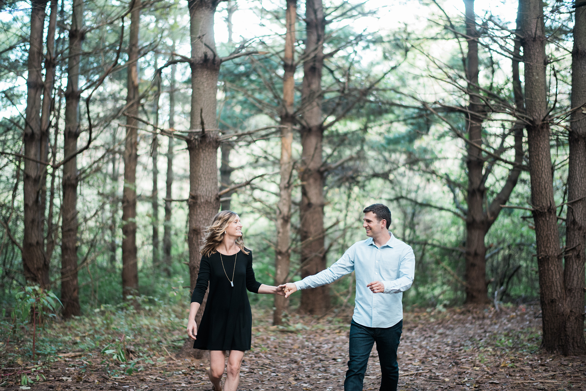 Adam Pollack & Alyssa Wise's Engagement Portraits by Kansas City Portrait & Wedding Photographer Rusty Wright.