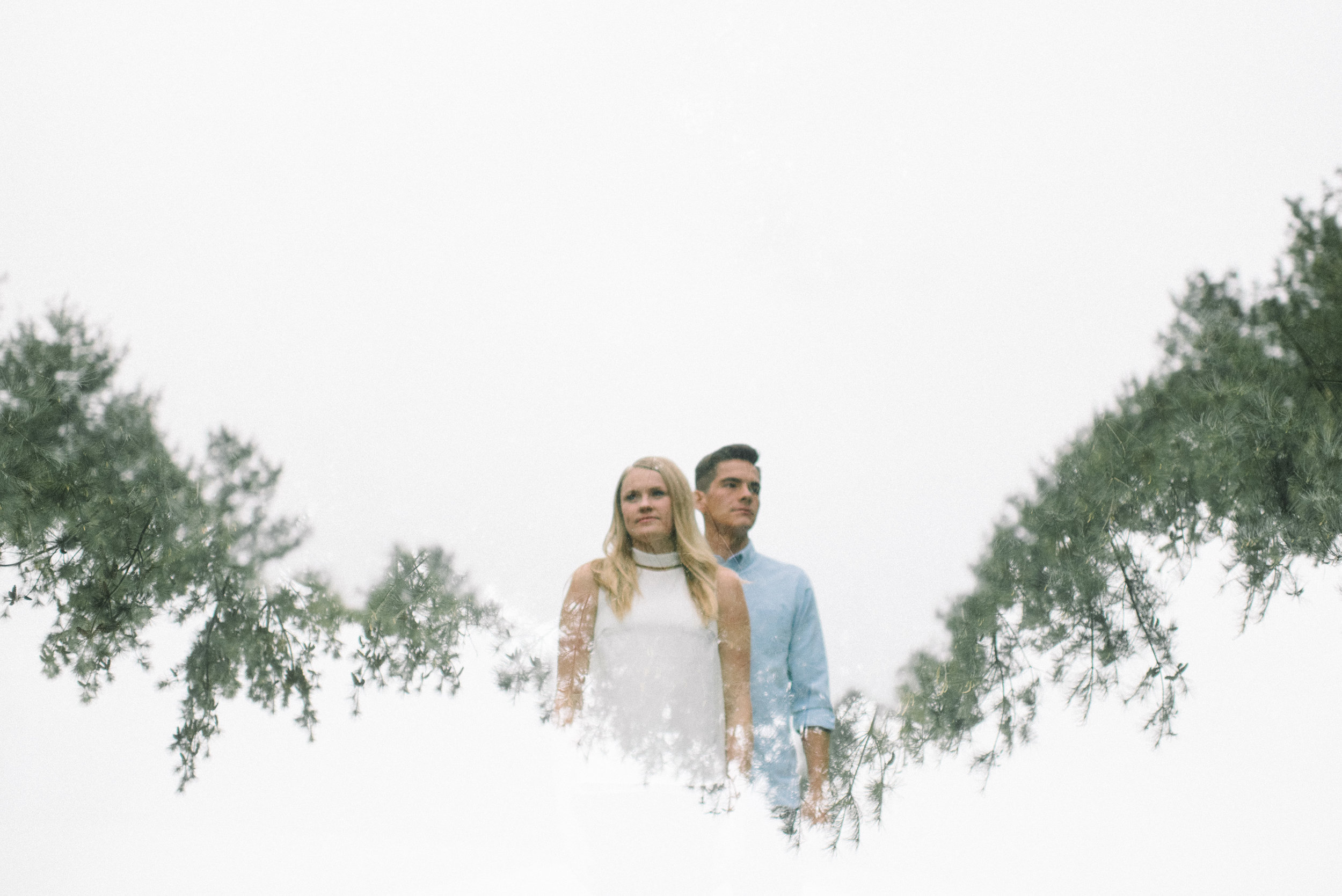 Andrew McClanahan Alex Hilliard Rusty Wright Wooded Woodsy Kansas City Engagement Portraits