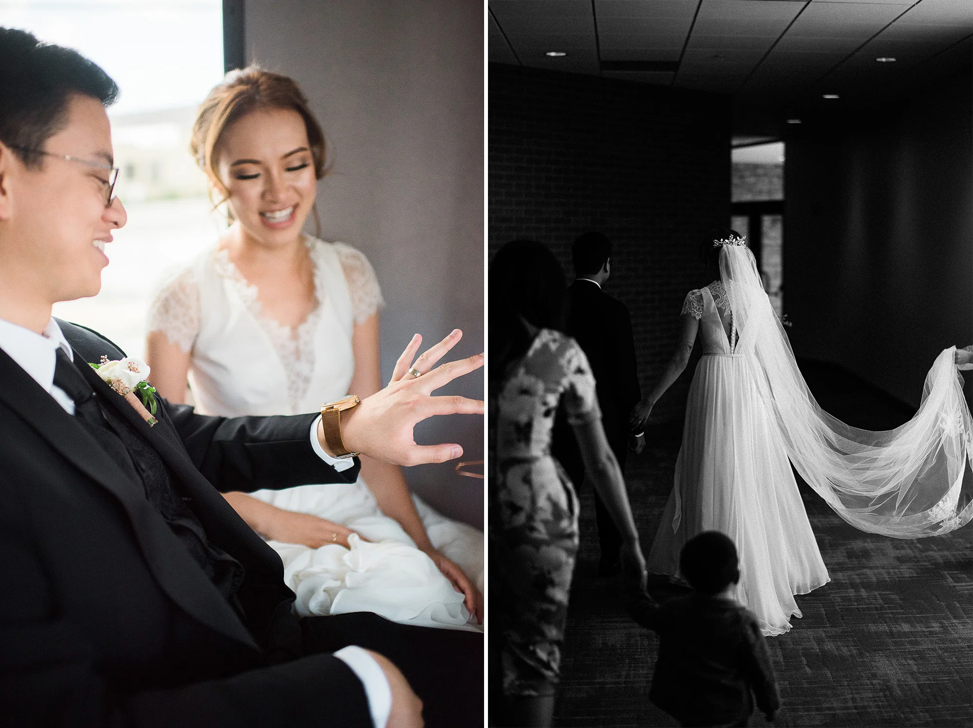 Curé of Ars Catholic Church, the Bride and the Bauer Event Space Wedding Ceremony and Reception