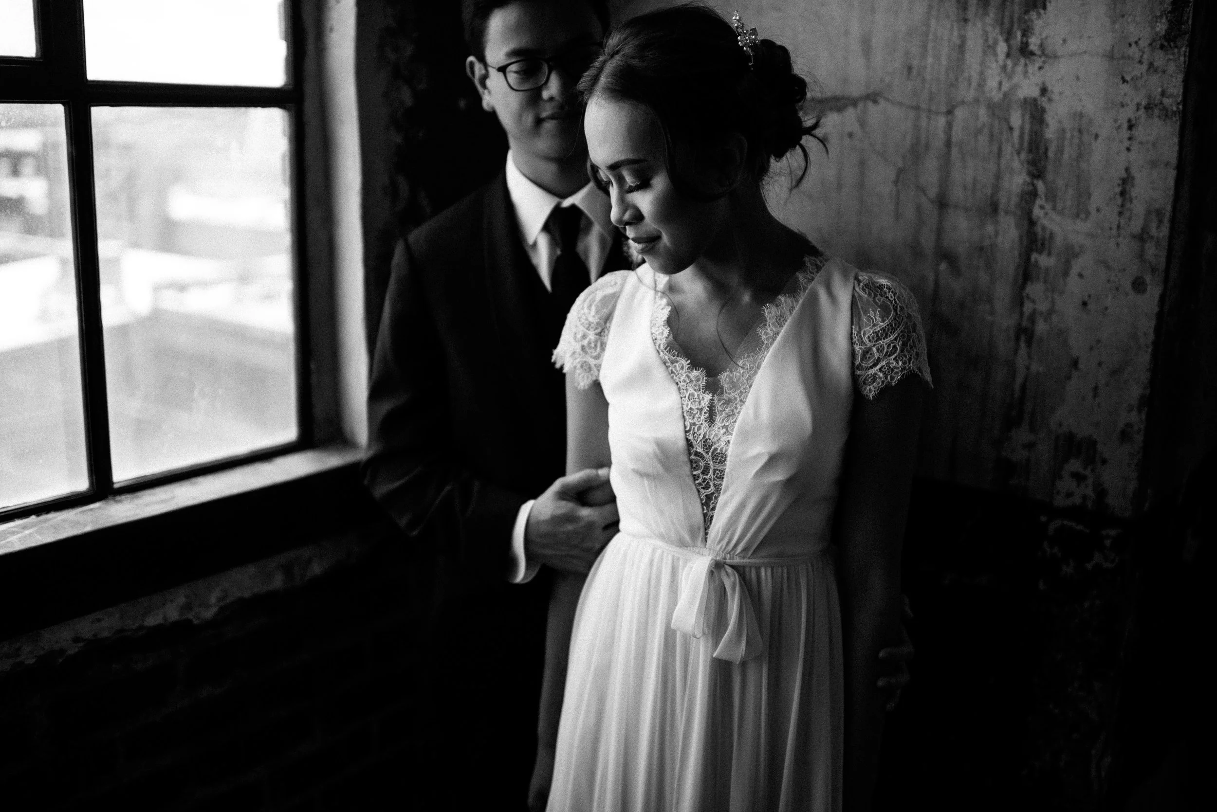 Curé of Ars Catholic Church, the Bride and the Bauer Event Space Wedding Ceremony and Reception