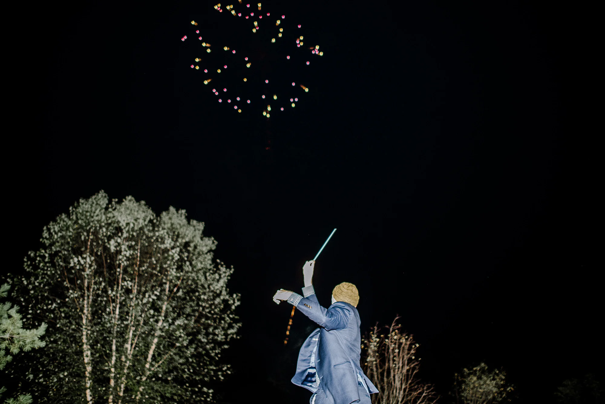 Kansas City Wedding Fireworks