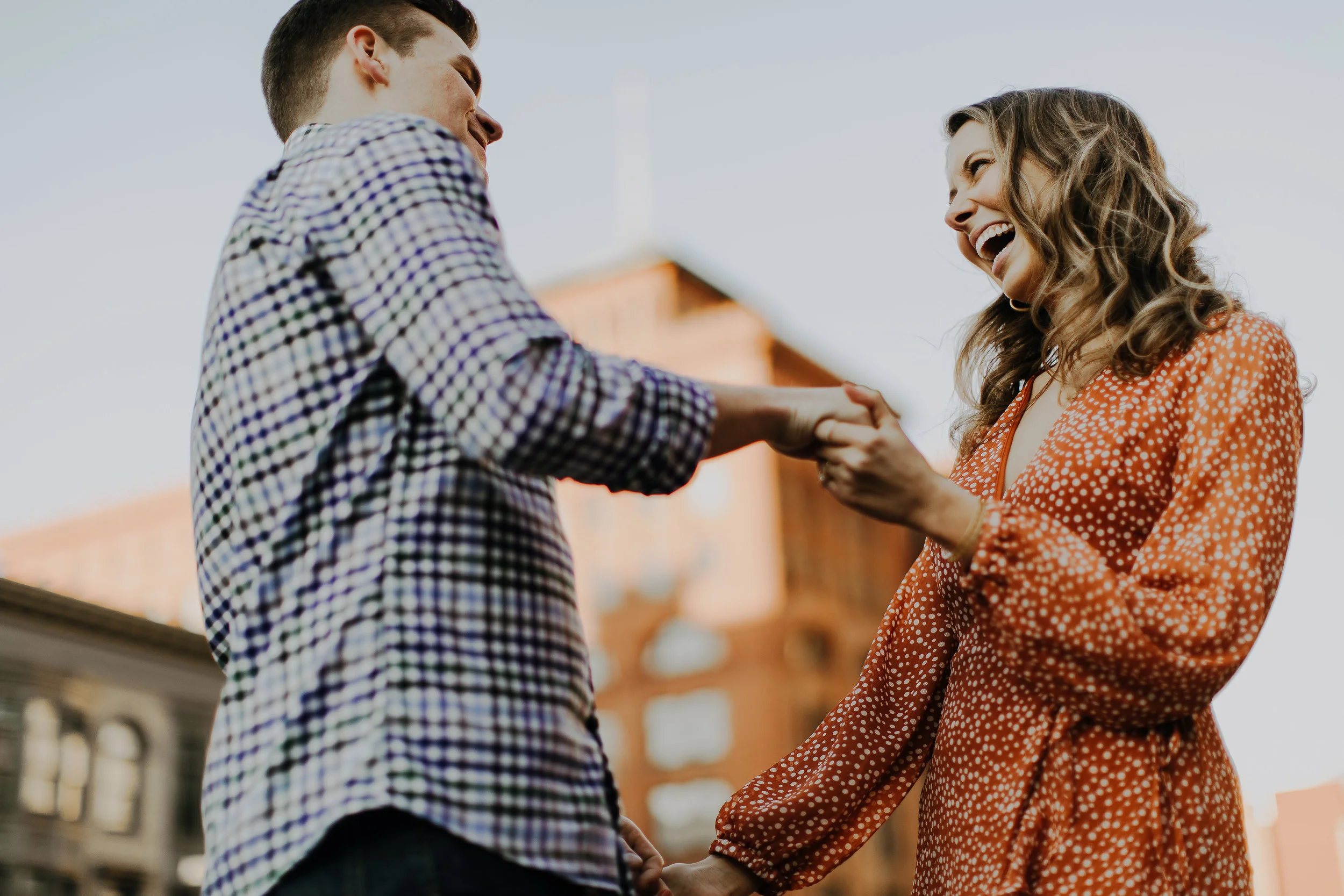 Downtown Kansas City Engagement Photography