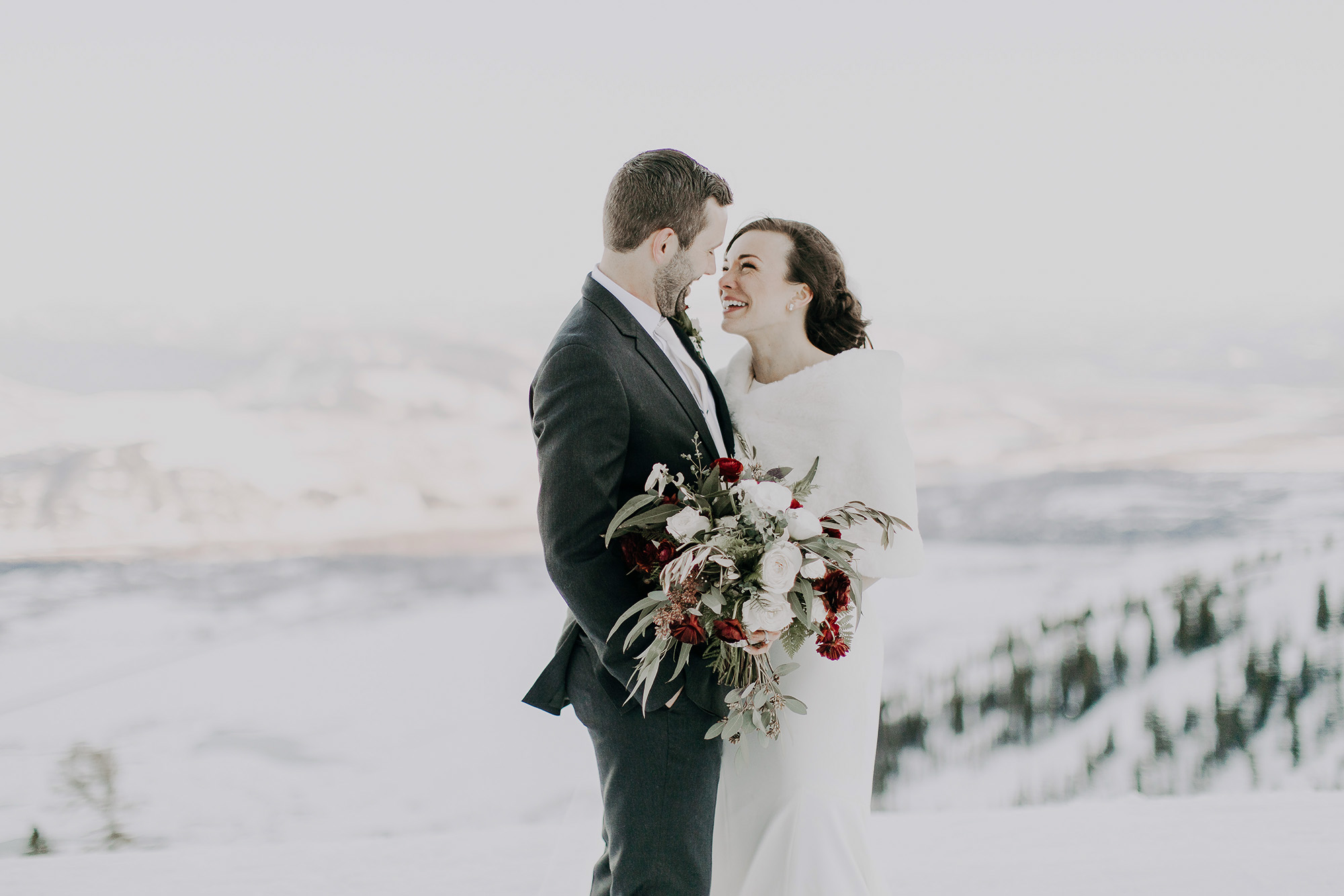 Trey Norris Andrea Geubelle Jackson Hole Wyoming Wedding Photographer