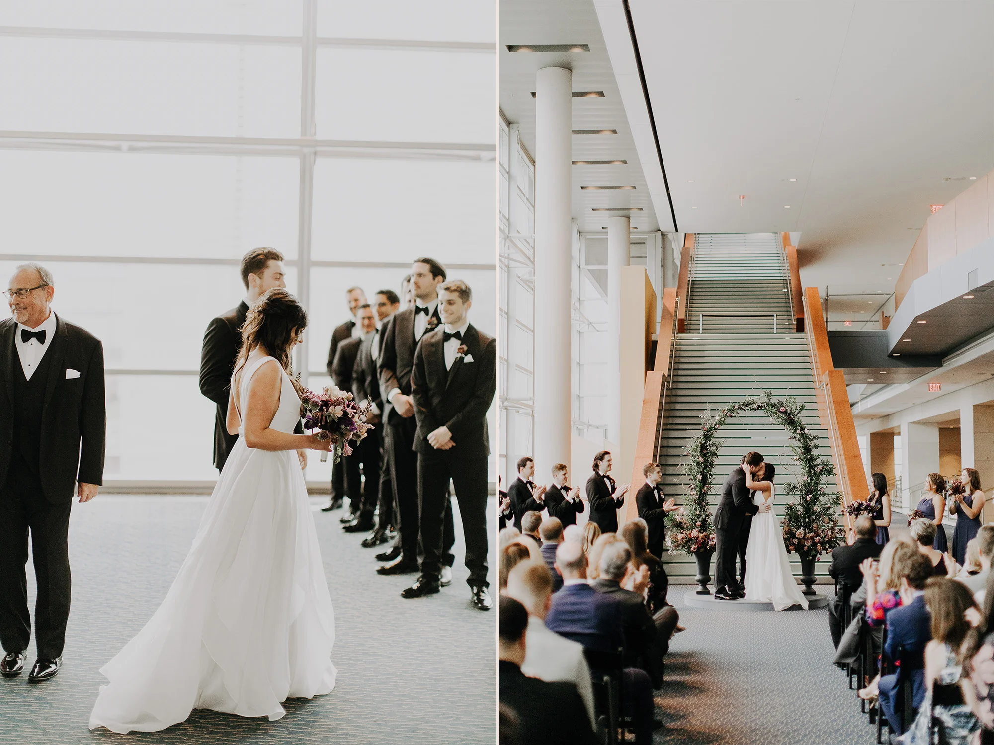 Lovestruck Events Rusty Wright Holland Performing Arts Center Wedding Ceremony & Reception