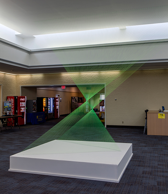 Grounded , 2014 20’ long x 10’ x 13’ deep Permanent Installation Mountain View College Dallas, Texas Photograph Credit: Kevin Todora