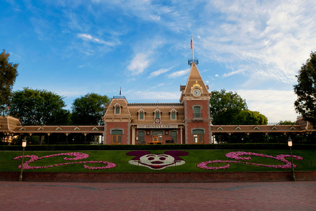 Disneyland Main Street Train Station